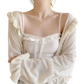 Straps Plain Bow Tube Crop Top